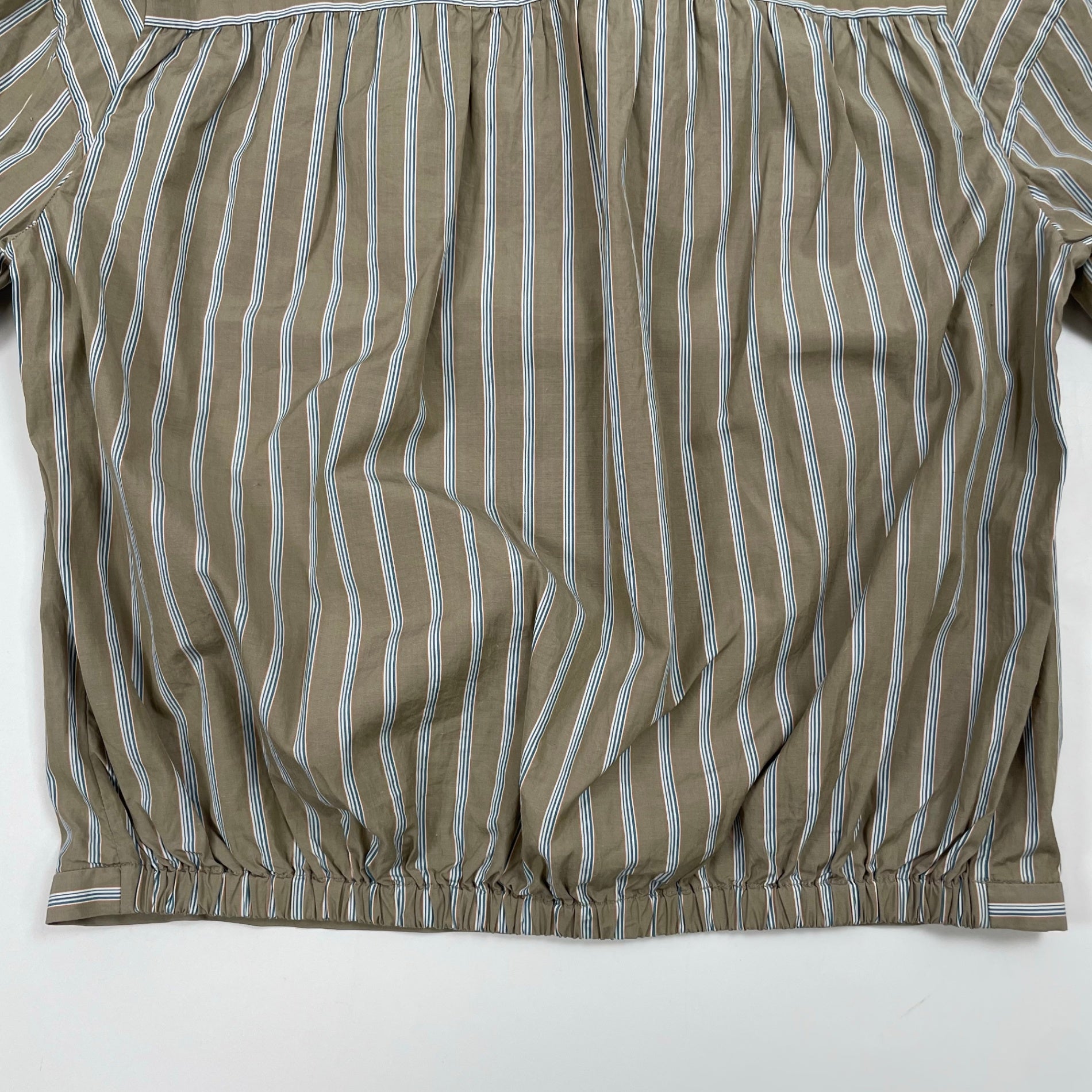 Theory セオリー / カラーレスギャザーストライプシャツ 参考定価：22,000程度 SIZE:P