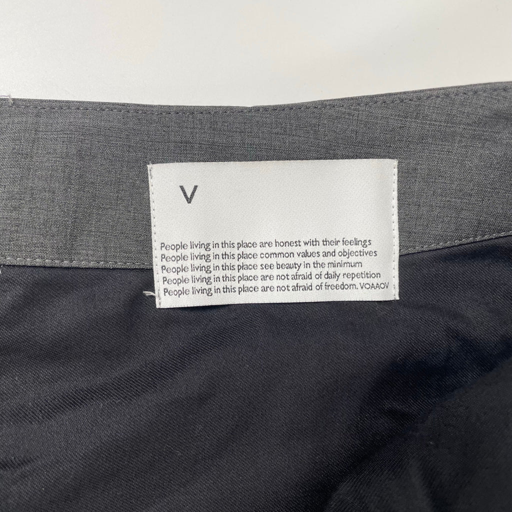 VOAAOV ヴォアーブ / ドライタッチツータックパンツ 参考定価：32,000程度 SIZE:1