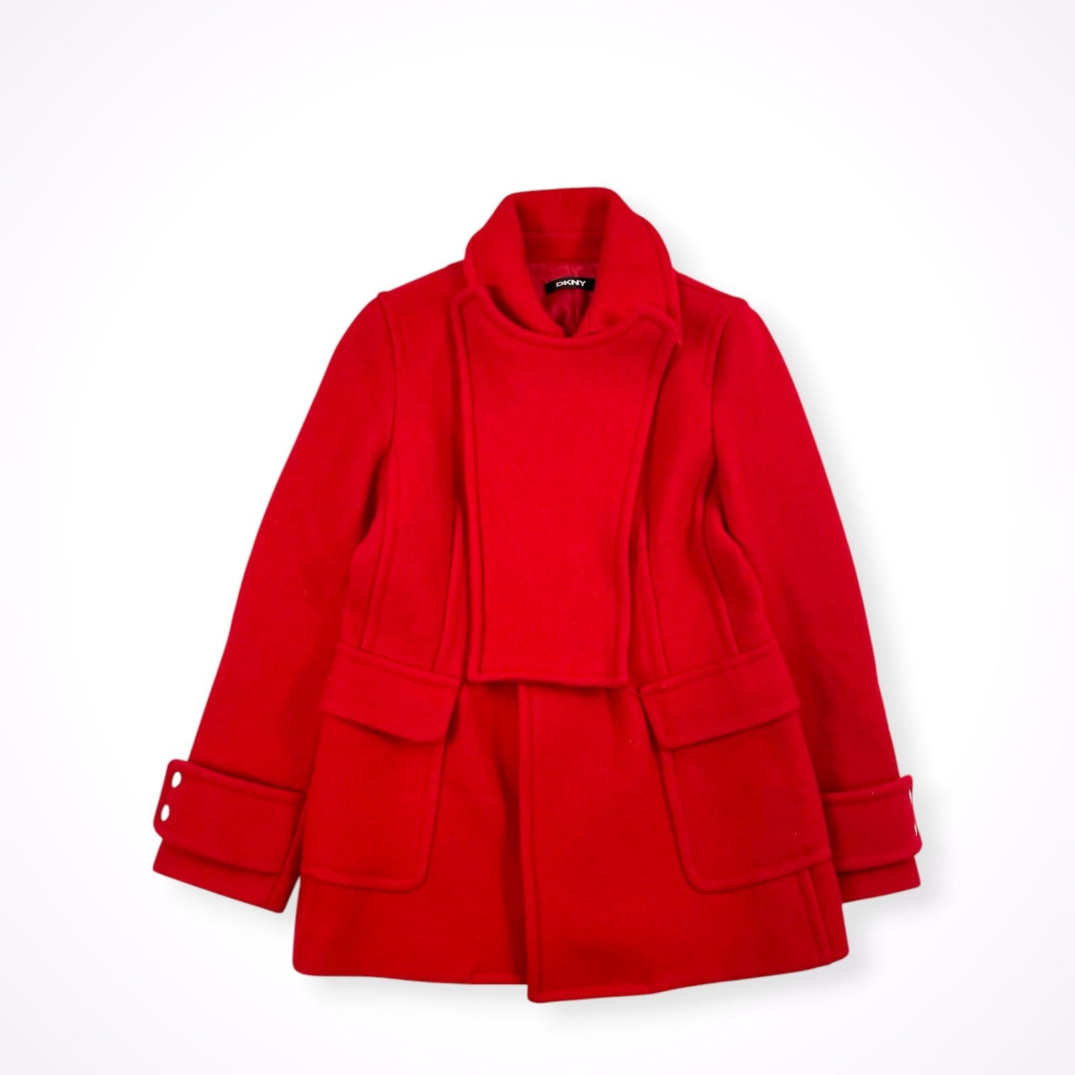 DKNY / アシンメトリーメルトンコート SIZE:4