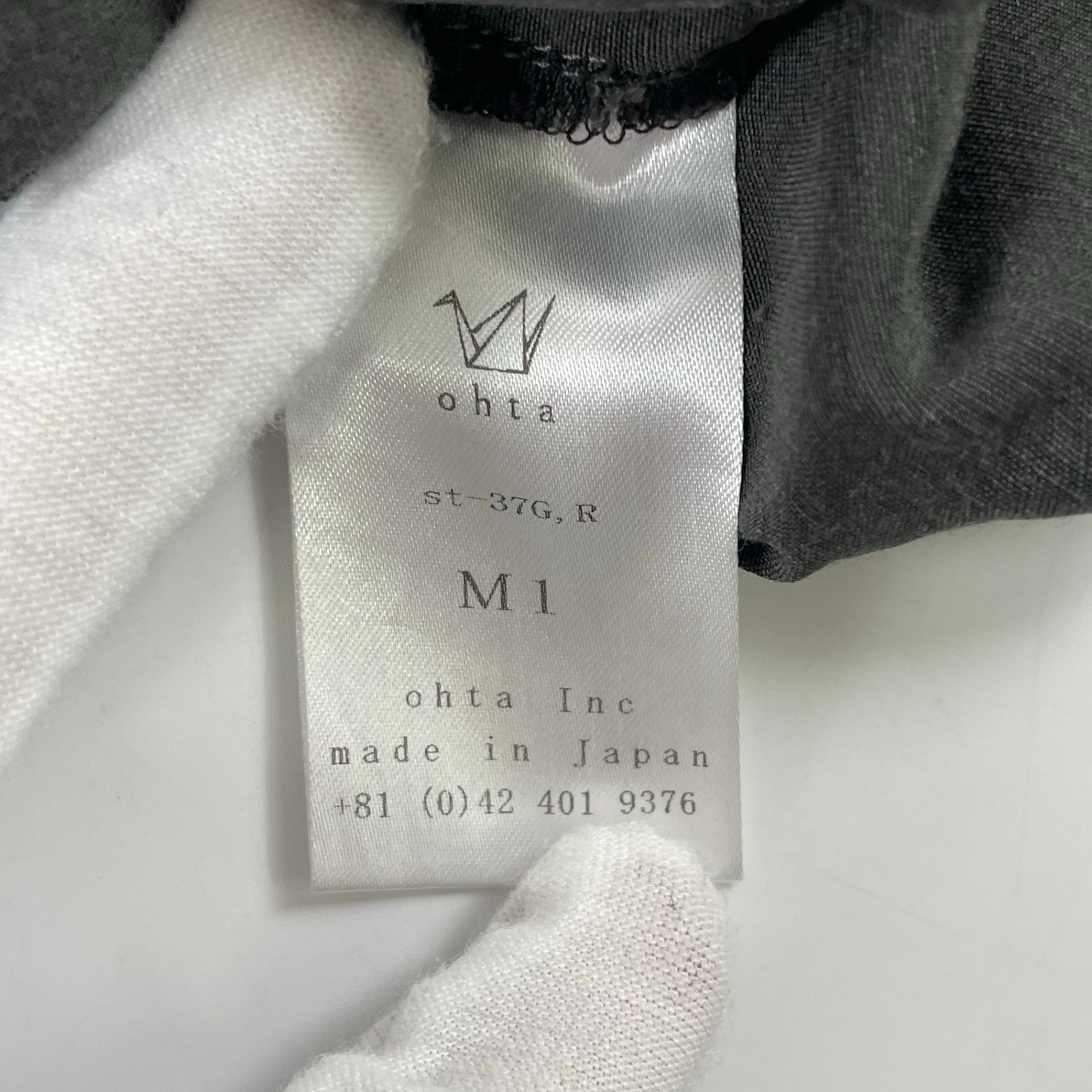 ohta / 7分袖キュプラレーヨンシャツ SIZE:M1