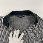 BURBERRY GOLF / ハウンドトゥース柄ポロシャツ SIZE:M