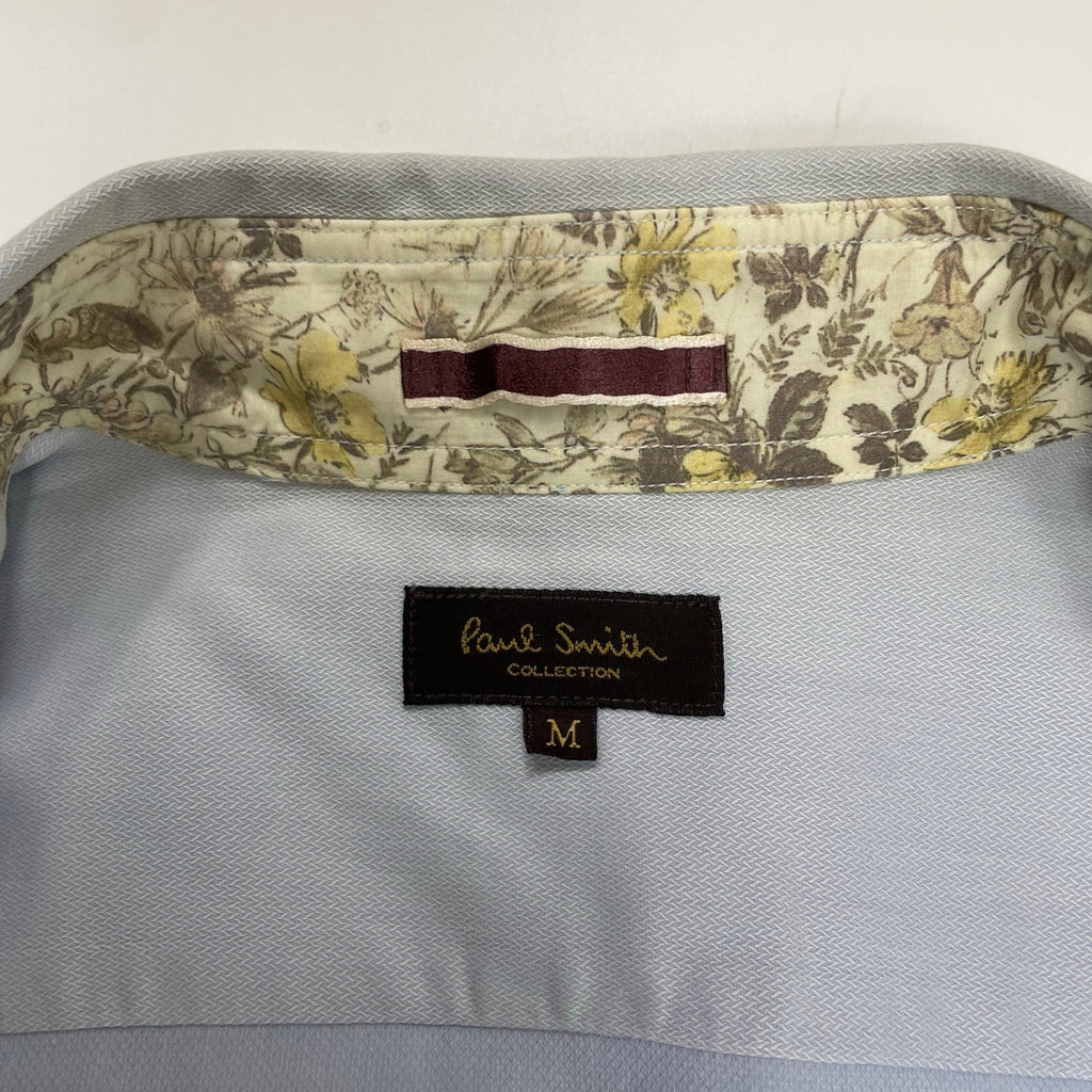 Paul Smith COLLECTION ポールスミスコレクション / フラワー切替シャツ 参考定価：30,000程度 SIZE:M