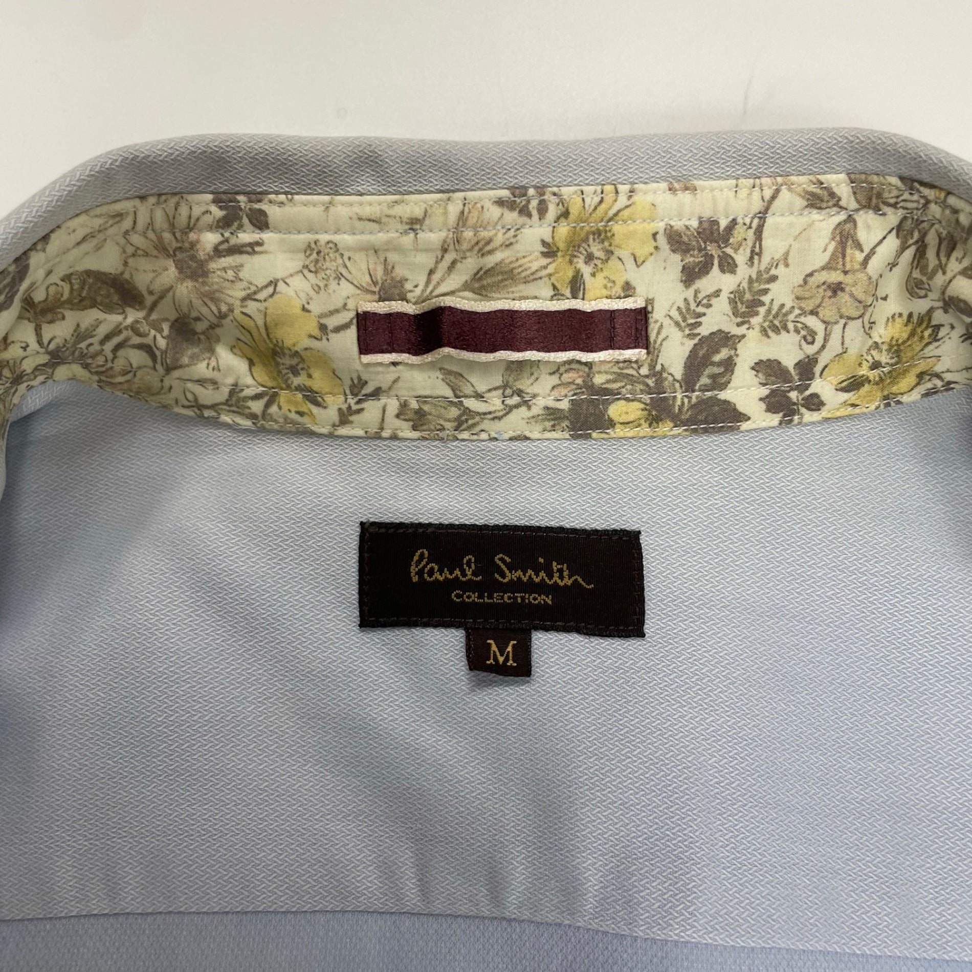 Paul Smith COLLECTION ポールスミスコレクション / フラワー切替シャツ 参考定価：30,000程度 SIZE:M