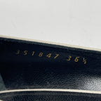 SAINT LAURENT PARIS サンローランパリ / レザーパンプス ホワイト 参考定価：90,000程度 SIZE：36 1/2