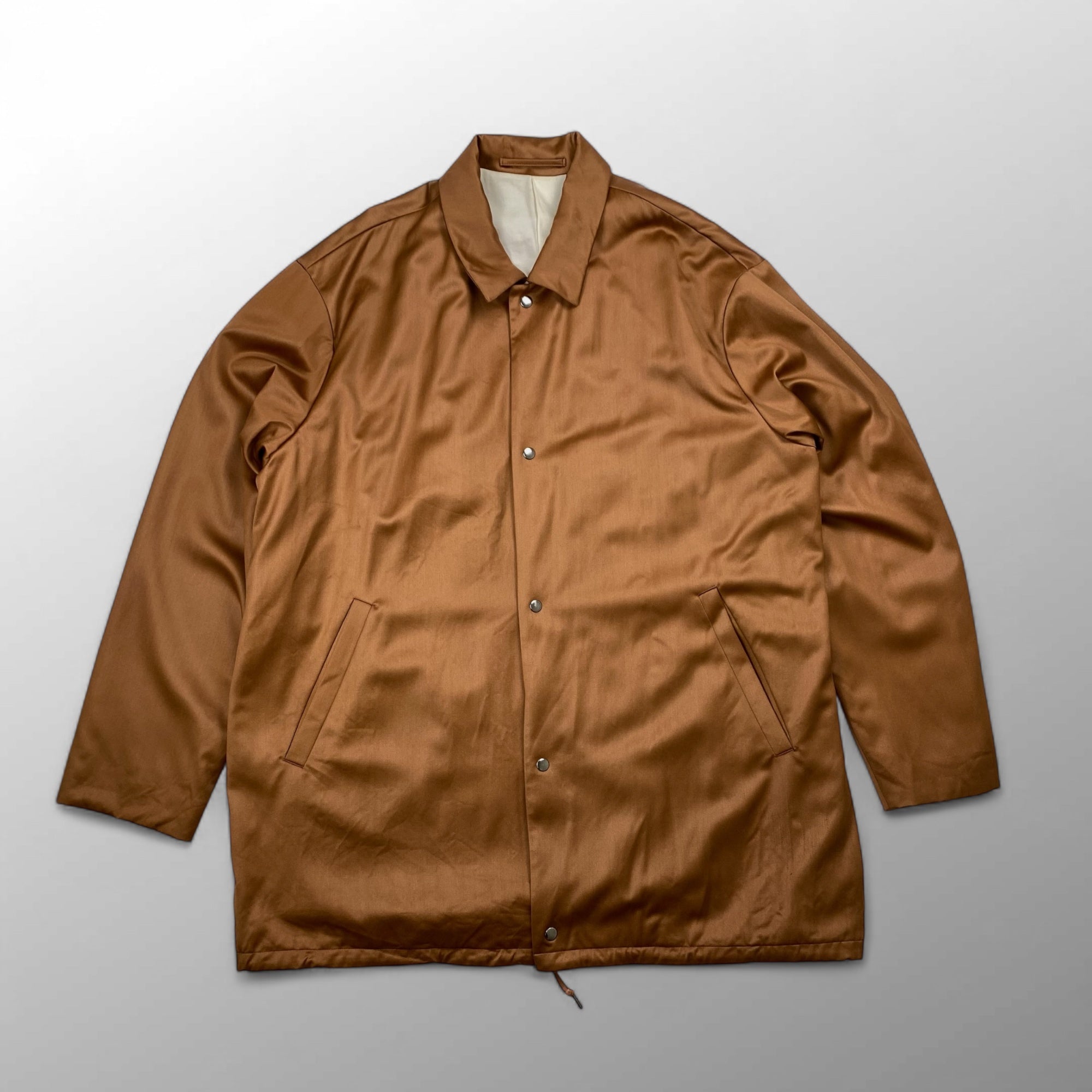 ATON エイトン / コーチジャケット ビッグシルエット  参考定価：79,000+tax SIZE:XXL程度