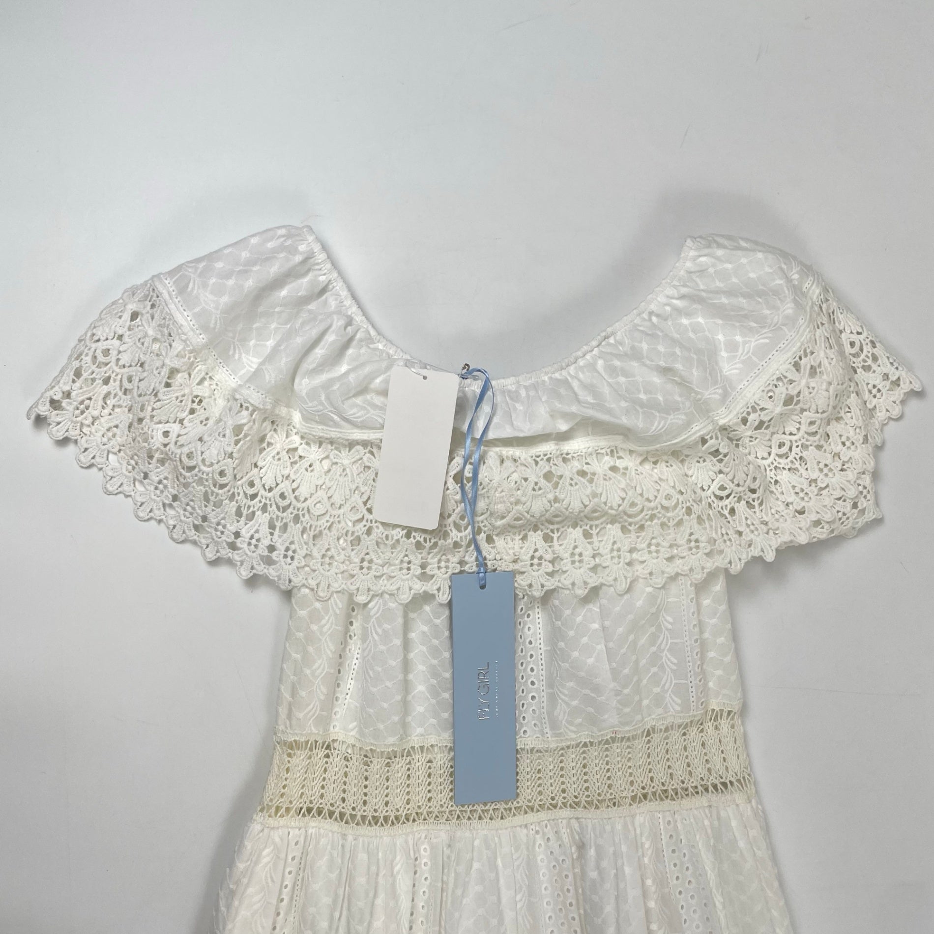 FLY GIRL / アンティーク調レースワンピース 未使用品 参考定価：39,000+tax SIZE:S
