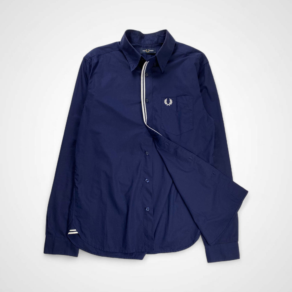 FRED PERRY フレッドペリー / TAPED PLACKET SHIRT エンブレム シャツ 参考定価：14,000+tax SIZE:M