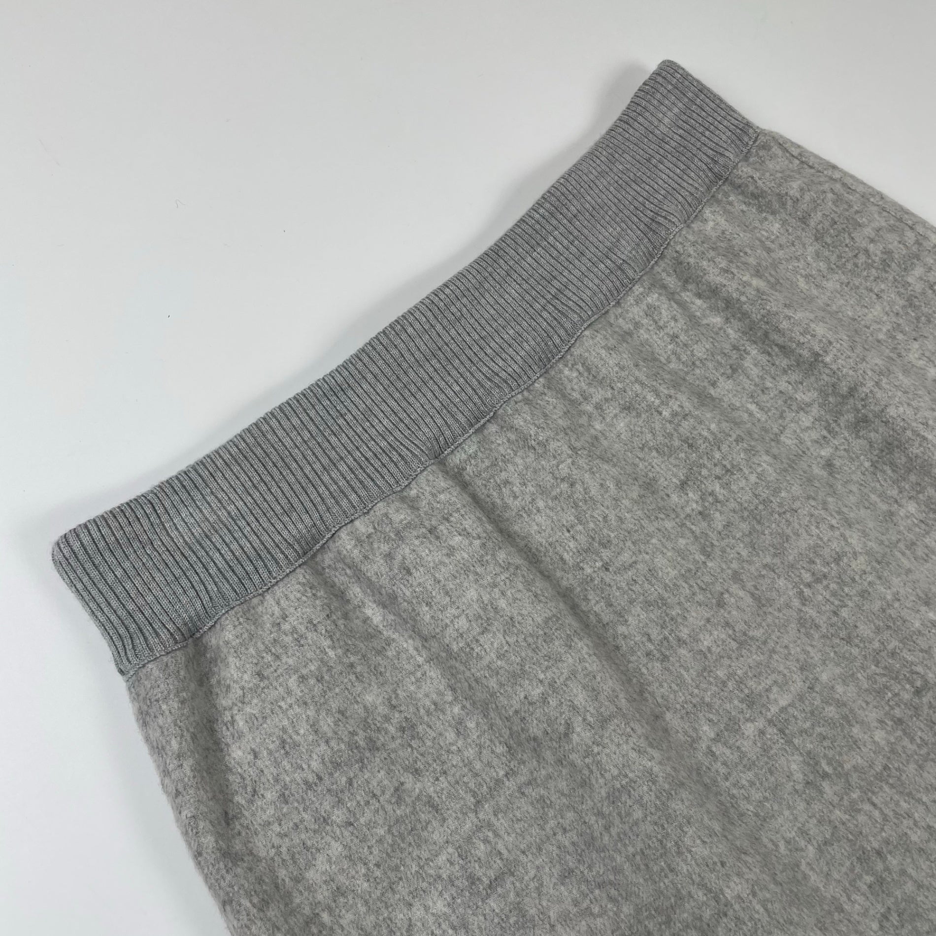 DES PRES デプレ / ライトダブルフェイスシャギー Iラインスカート 参考定価：32,000+tax SIZE:36