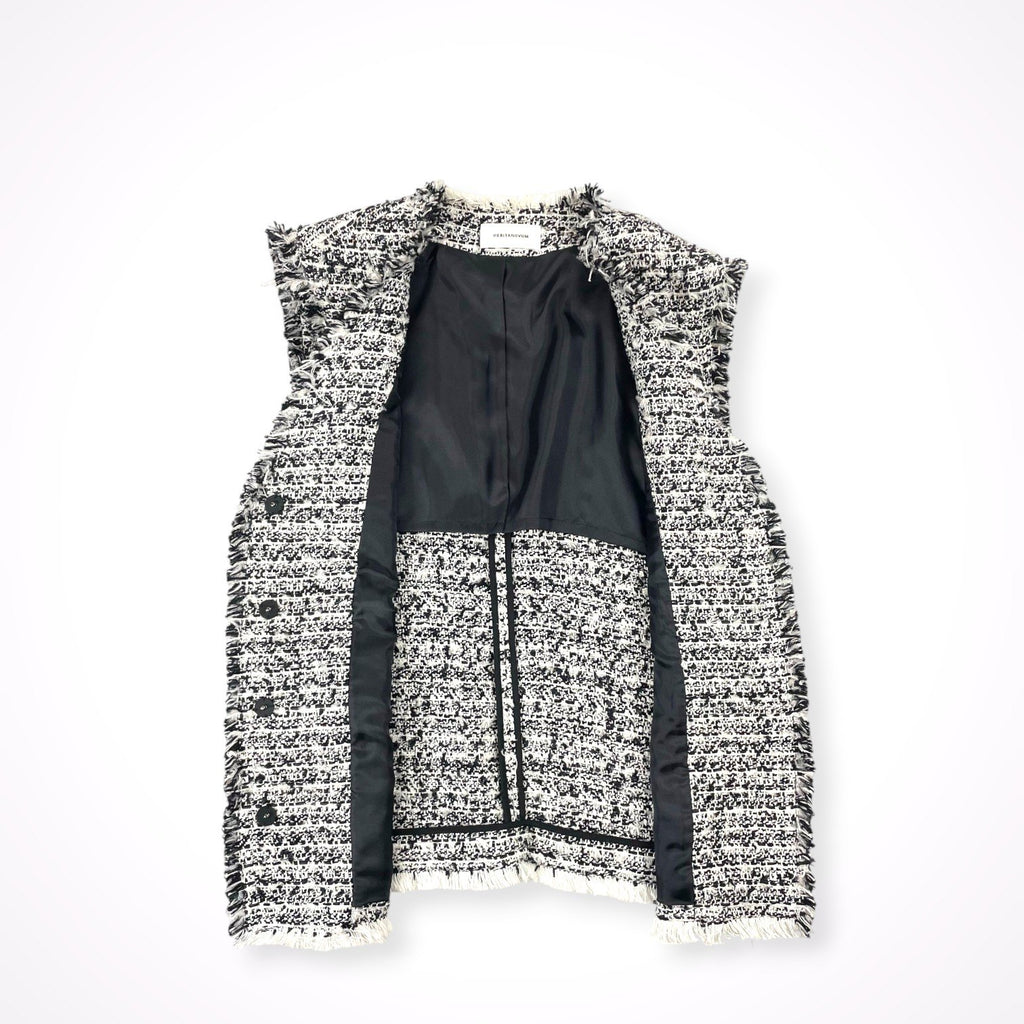 HERITANOVUM / スプリングツイードベスト Oggi掲載品 参考定価：58,000+tax SIZE：FREE