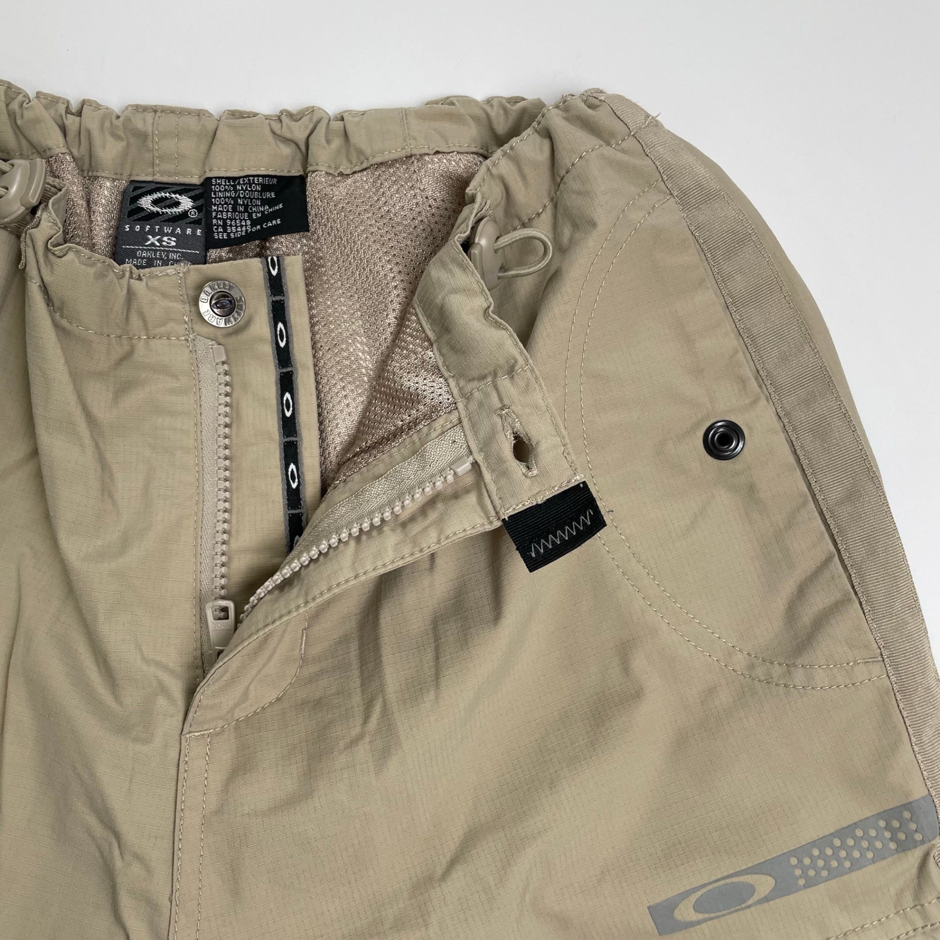 OLD OAKLEY オークリー / ギザタグ ギミッククロップドパンツ 立体構造 SIZE:XS