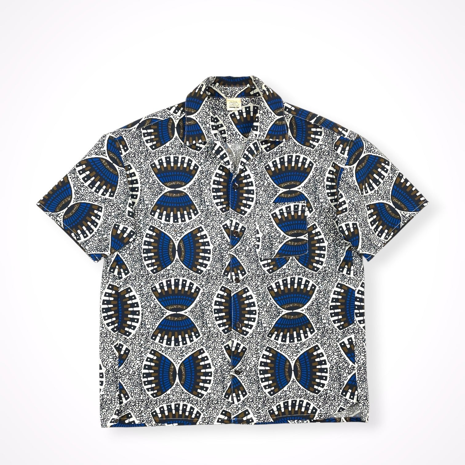 monkey time × moyan africa / コラボ AFRICAN SHIRT 参考定価：15,300+tax SIZE:S(L程度)