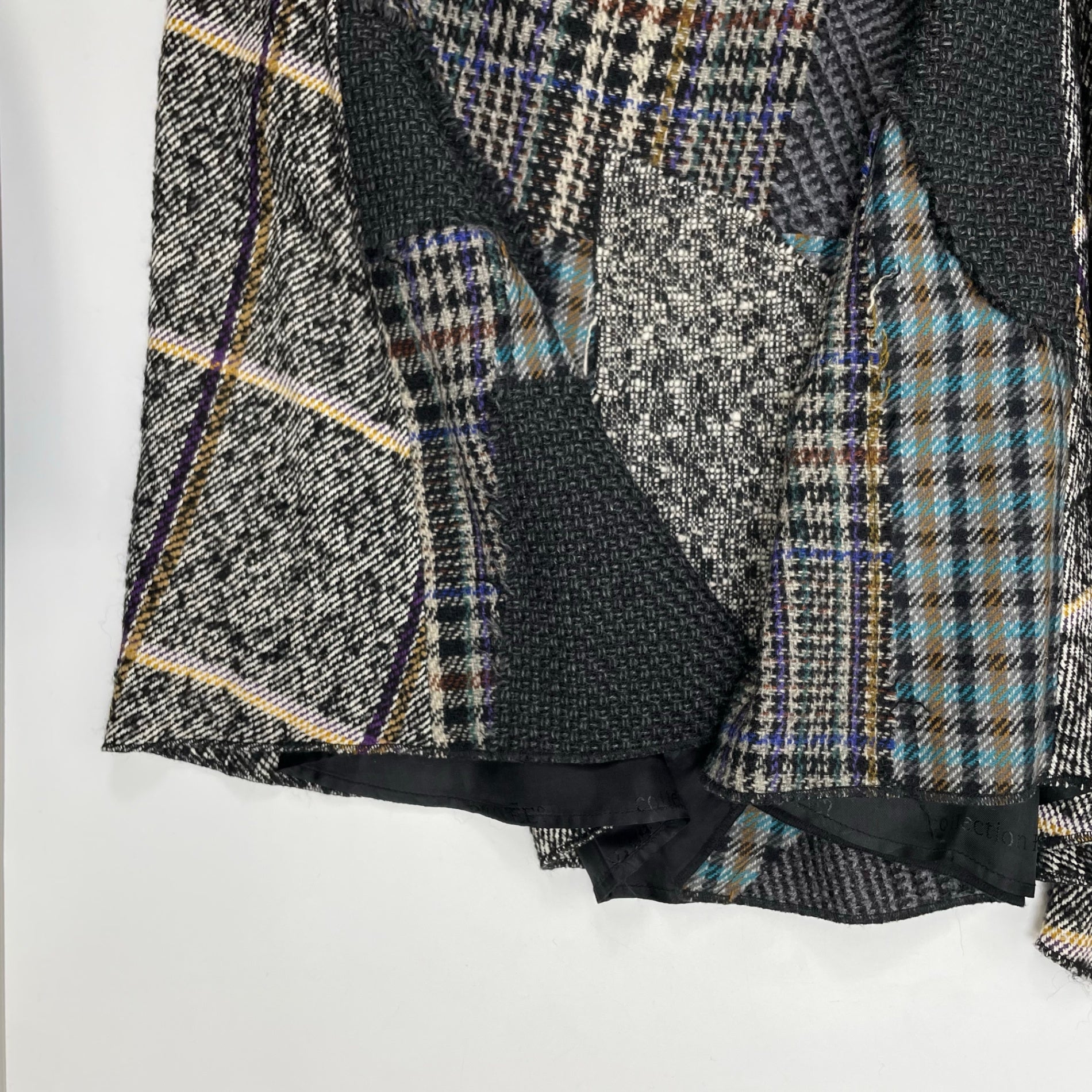 collection PRIVEE? コレクション プリヴェ / ツイードアシンメトリースカート H.P FRANCE取扱い 参考定価：50,000程度 SIZE:42