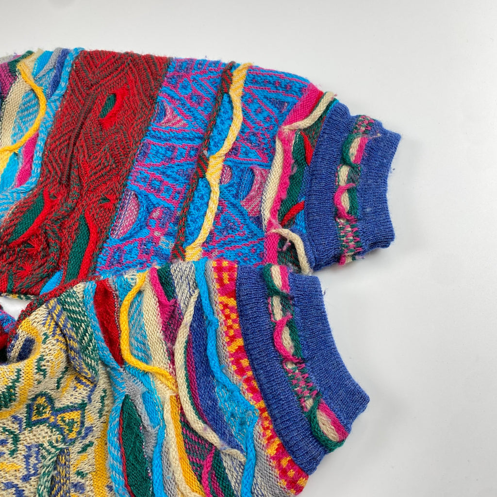 90s BONZO ボンゾ / ヴィンテージ 3Dニット SIZE:XL