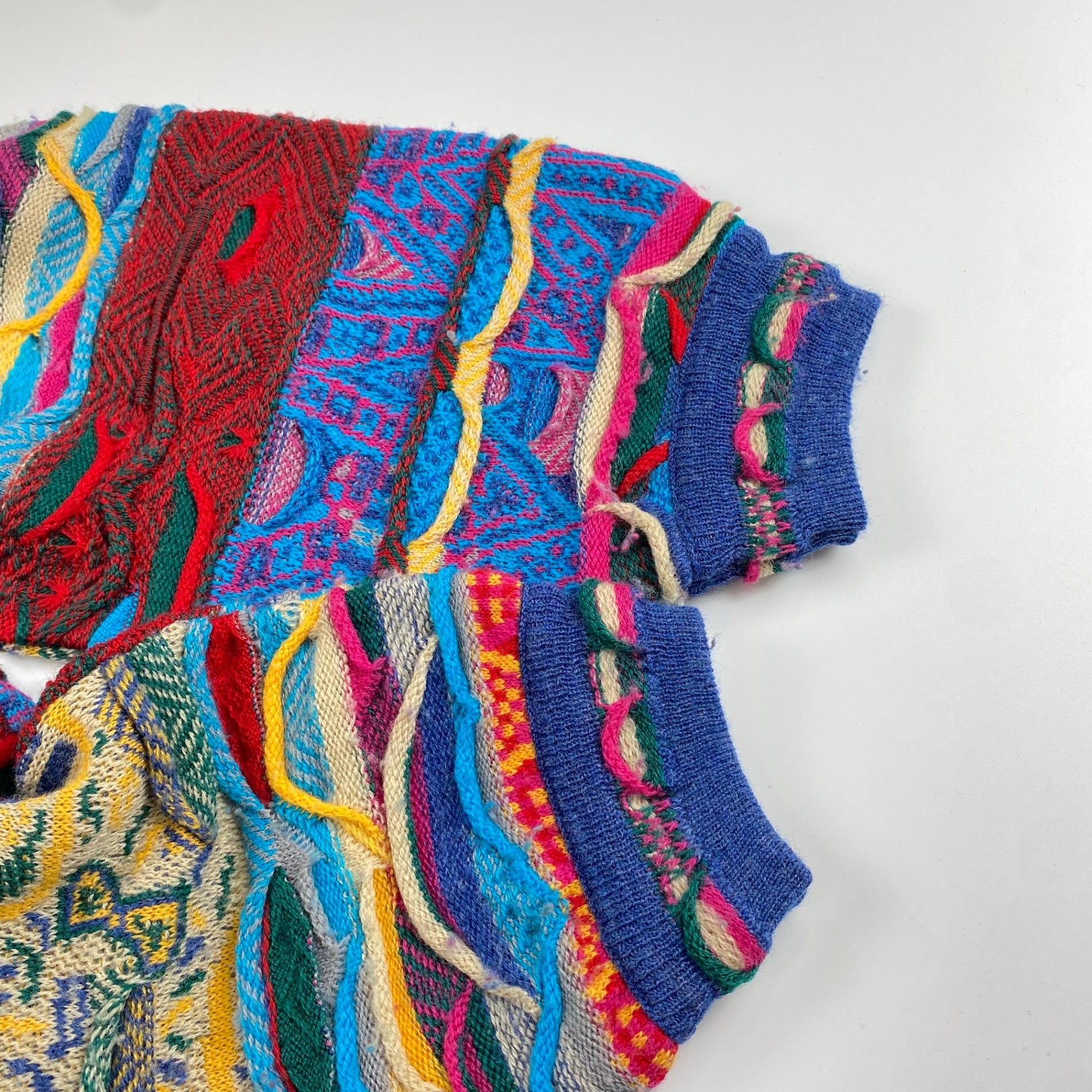 90s BONZO ボンゾ / ヴィンテージ 3Dニット SIZE:XL