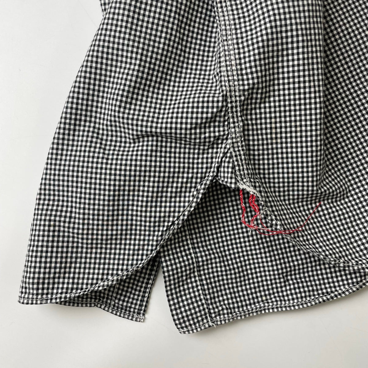 COMME des GARCONS HOMME / 15SS ギンガムワークシャツ 空環仕上げ SIZE:S