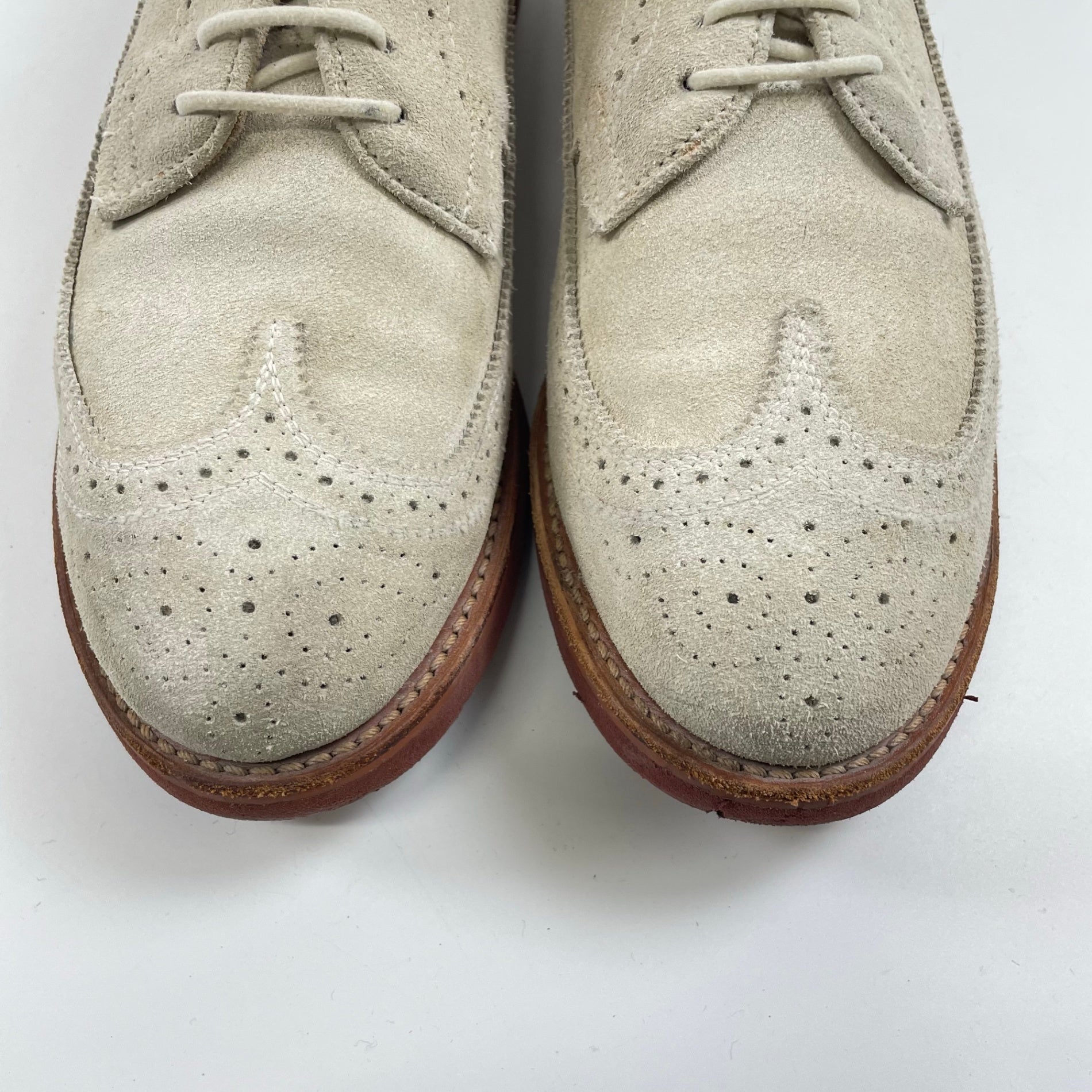 WALK-OVER / ホワイトスウェード CAMBRIDGE SIZE:7 1/2