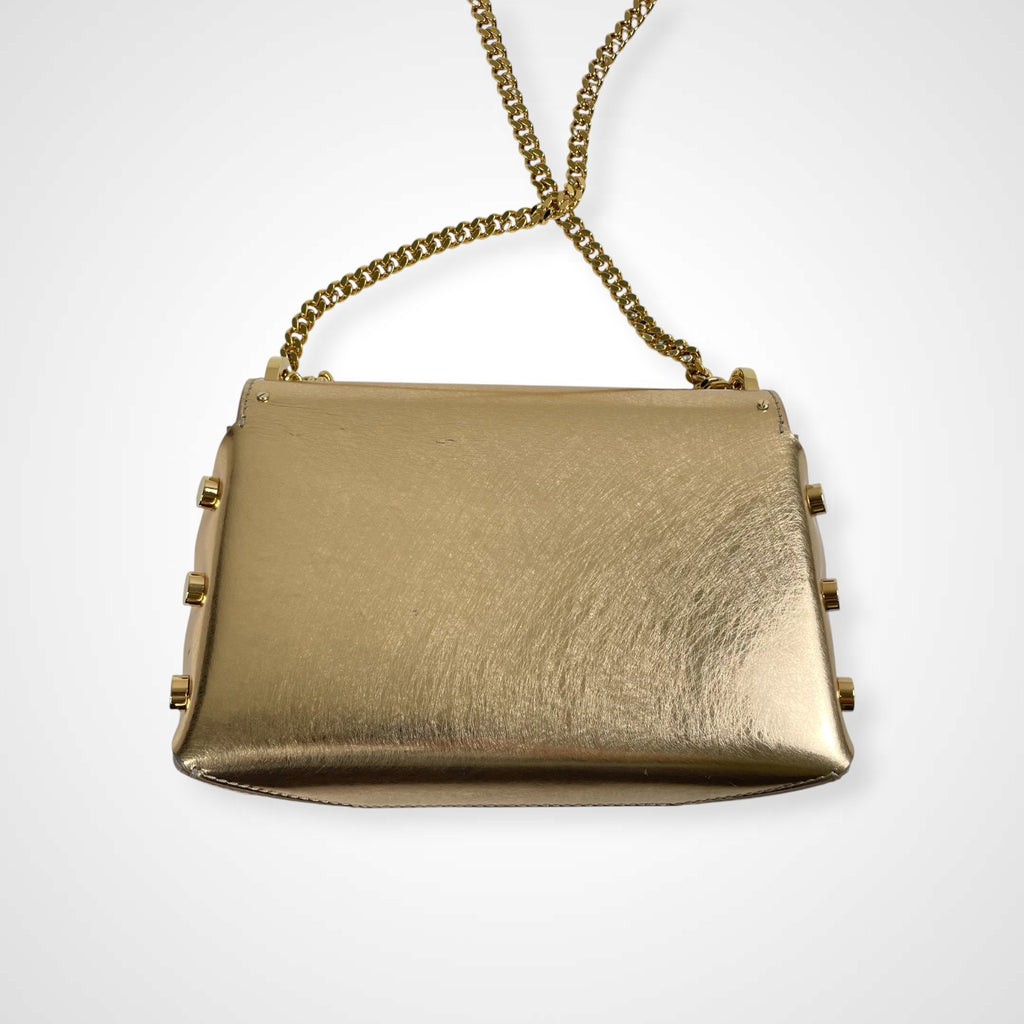 JIMMY CHOO ジミーチュウ / LOCKETT PETITE チェーンショルダーバッグ ギャランティー付 参考定価：200,000程度