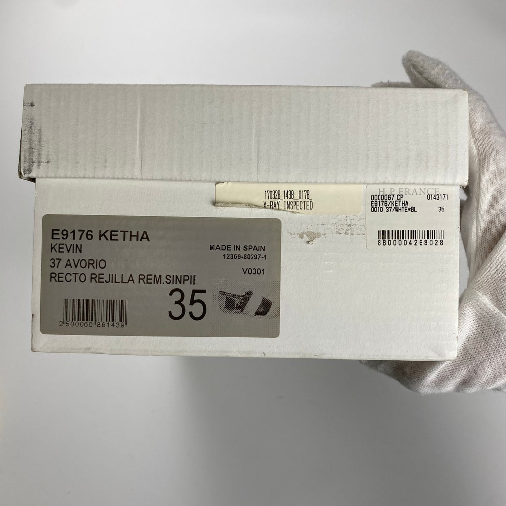 collection PRIVEE? コレクション プリヴェ / レザー ボーダー エスパドリーユ H.P FRANCE取扱い 参考定価：30,000程度 SIZE：35