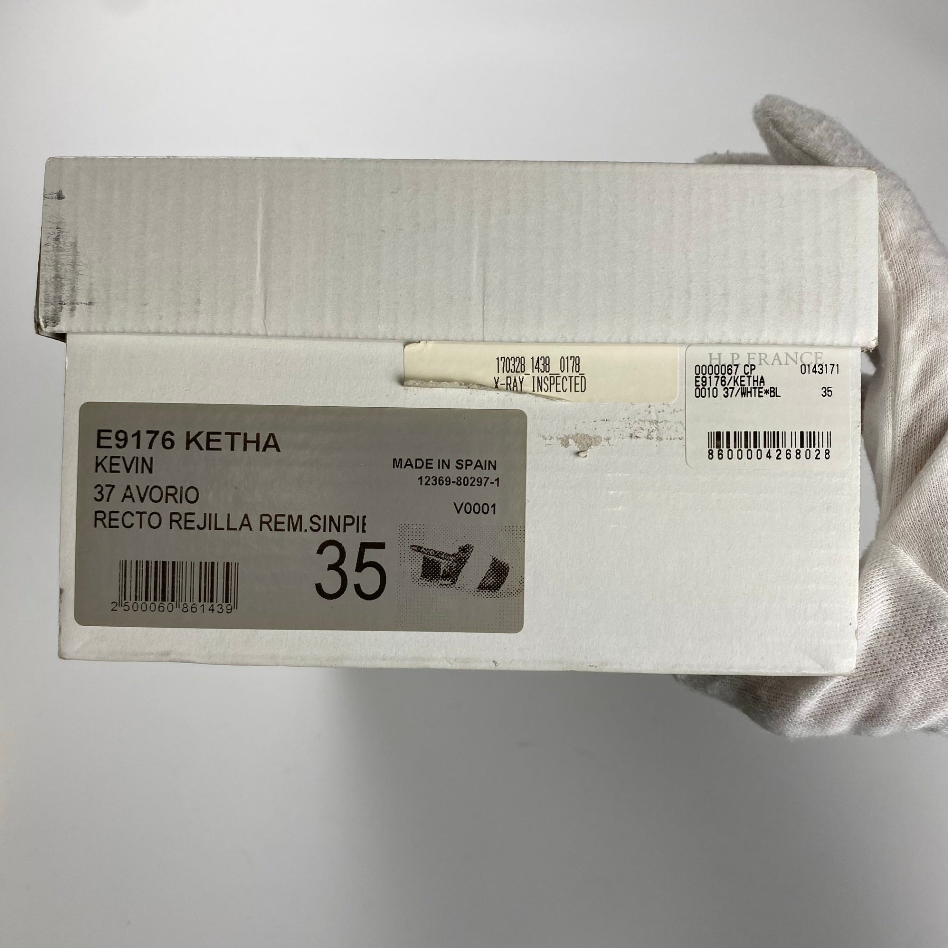 collection PRIVEE? コレクション プリヴェ / レザー ボーダー エスパドリーユ H.P FRANCE取扱い 参考定価：30,000程度 SIZE：35