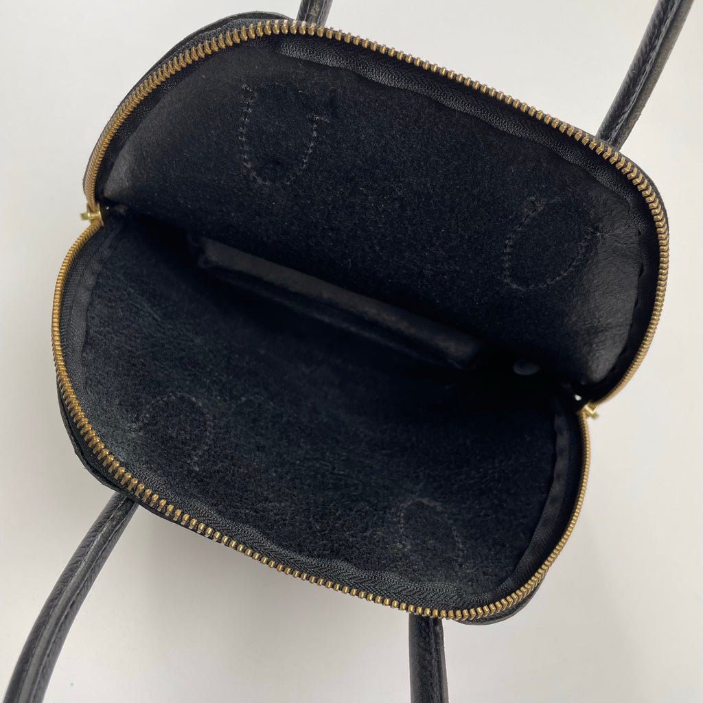 tandey タンデイ / クラウンレザーハンドバッグ ブラック 参考定価：17,000+tax