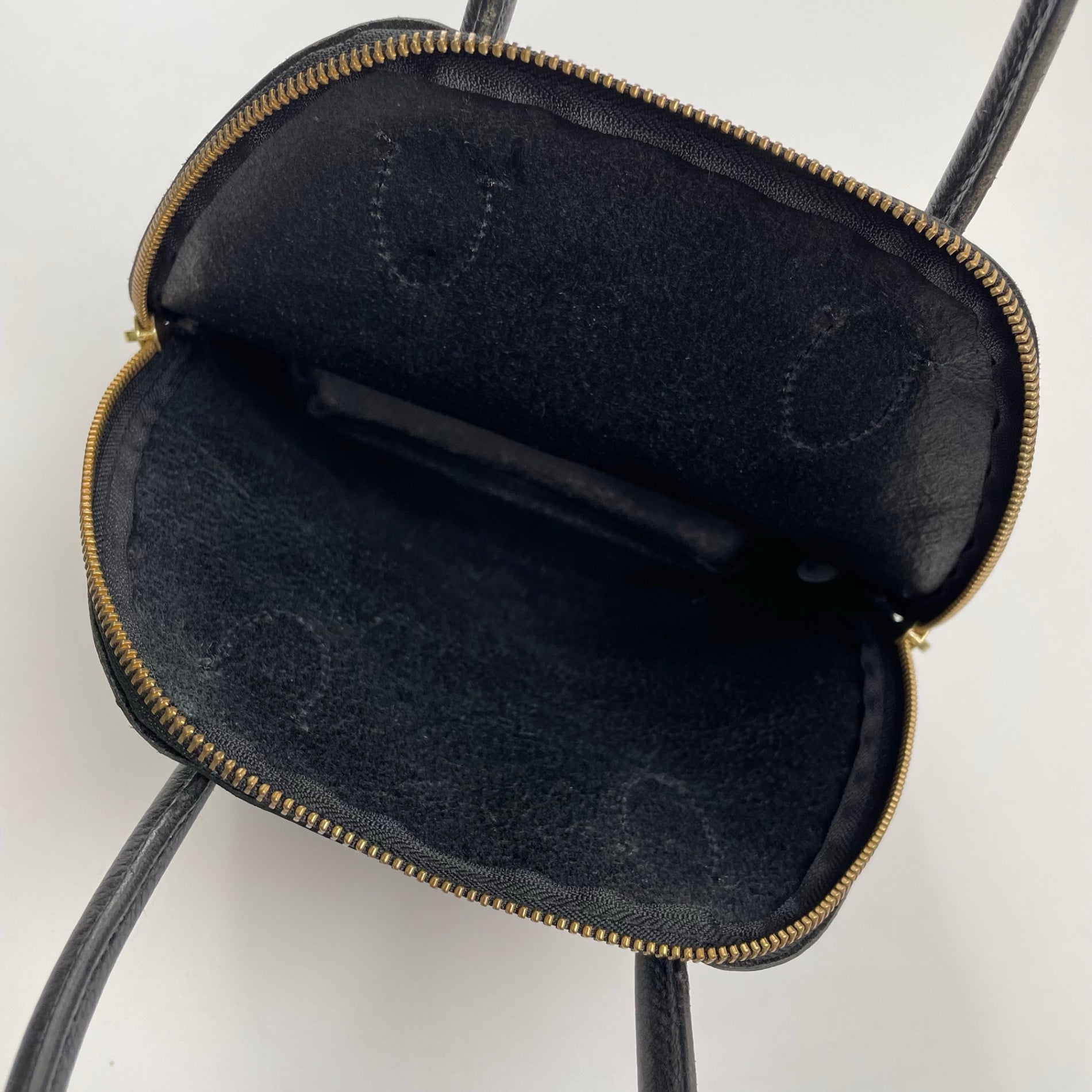 tandey タンデイ / クラウンレザーハンドバッグ ブラック 参考定価：17,000+tax