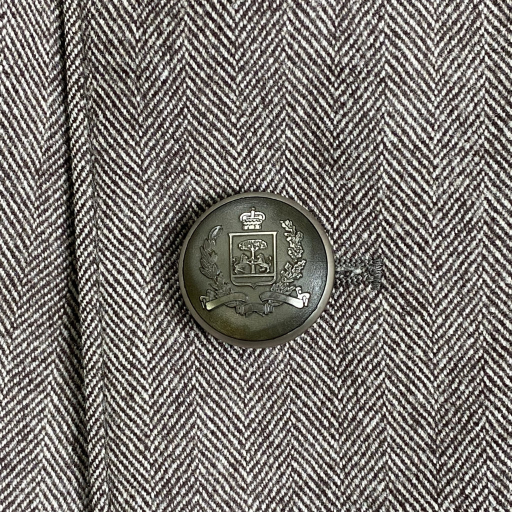 CORNELIANI コルネリアーニ / カシミヤ混 IDコート ヘリンボーン バージンウール使用 参考定価：300,000程度 SIZE:48（L程度）