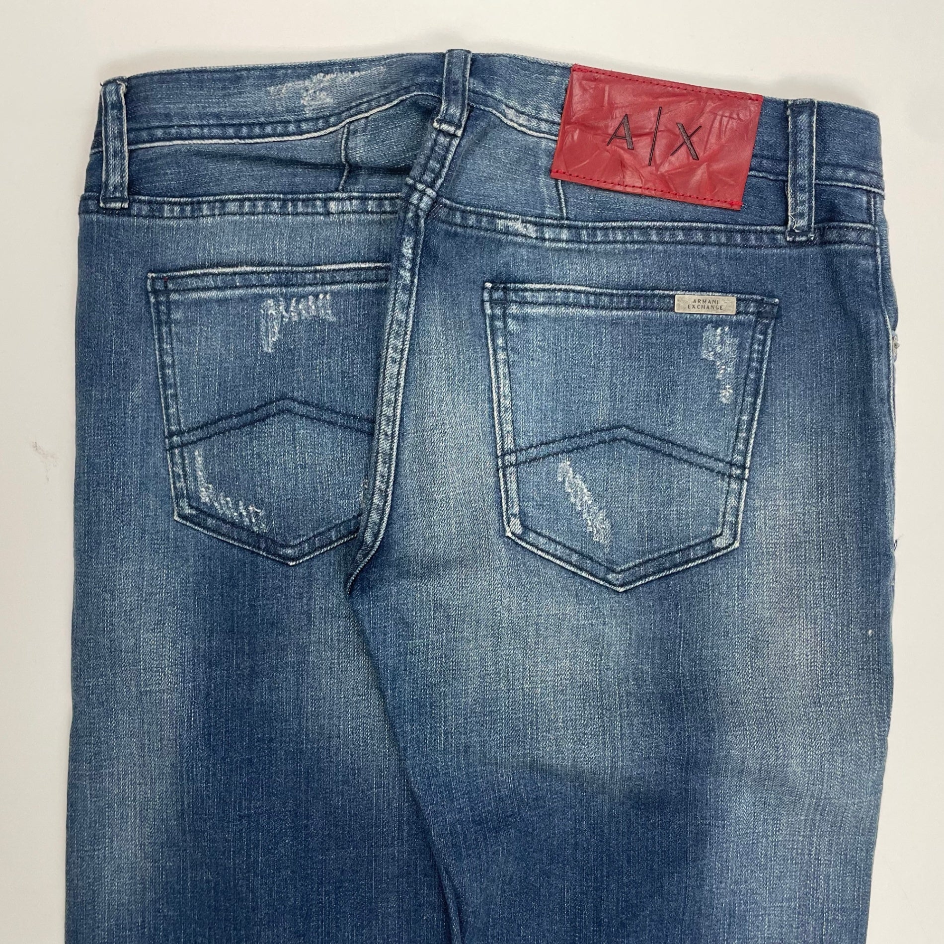 ARMANI EXCHANGE アルマーニエクスチェンジ / ダメージ加工デニムパンツ 参考定価：30,000程度 SIZE:29