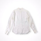 AGLINI / リネンシバンドカラーシャツ 参考定価：30,000程度 SIZE:40