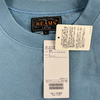 BEAMS PLUS ビームスプラス / Sweat Crew タグ付 SAX 参考定価：14,000+tax SIZE：L