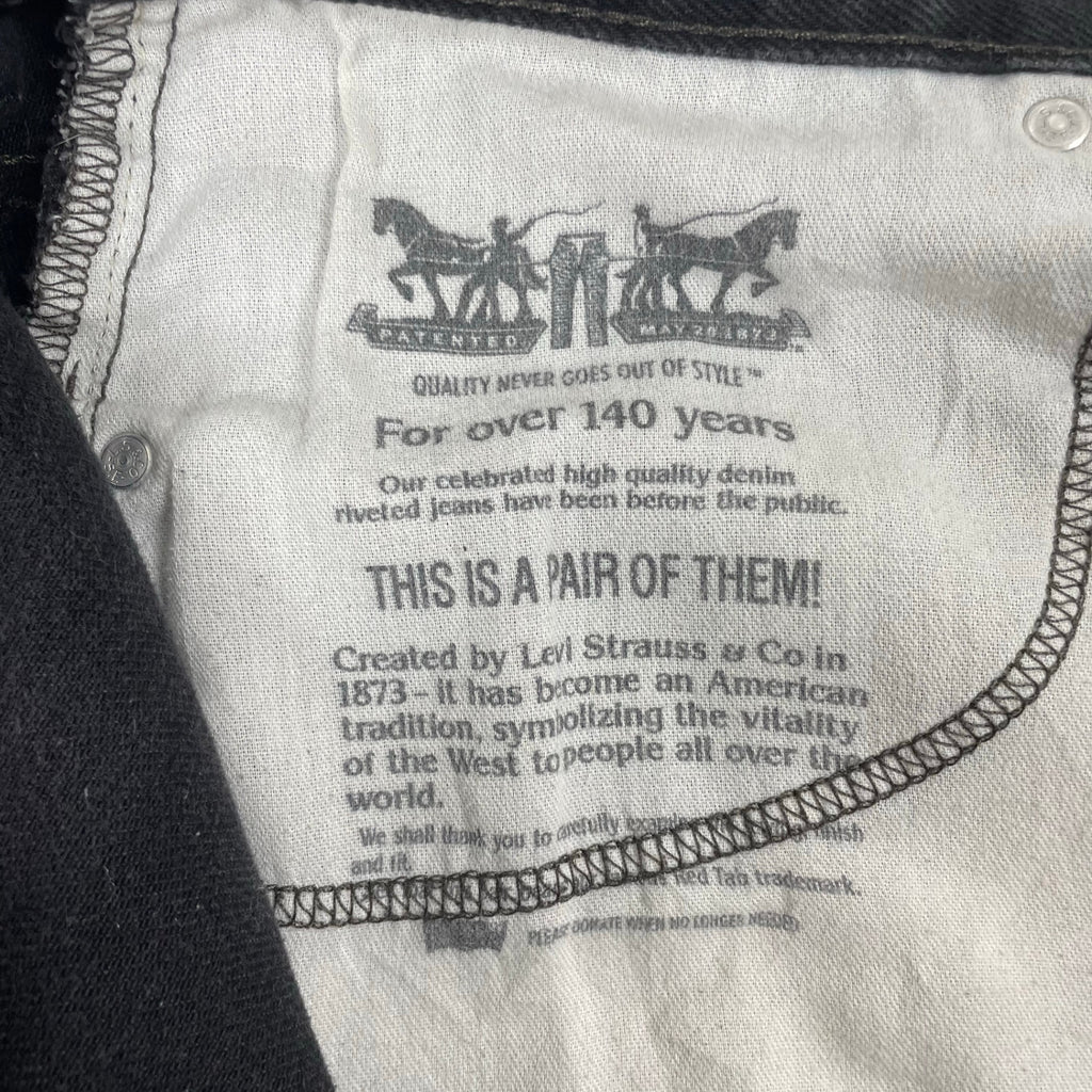 Levi's / 550ブラックビッグデニム SIZE:W42 L32
