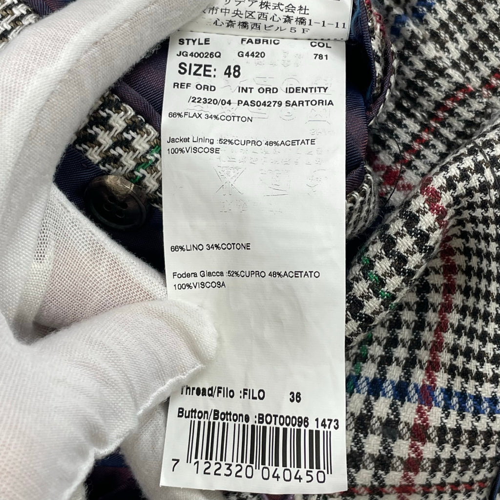 GABRIELE PASINI / コットンリネンジャケット 参考定価：140,000程度 SIZE:48