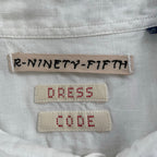 R95TH / マチ付リネンシャツ 参考定価：17,000程度 SIZE:S