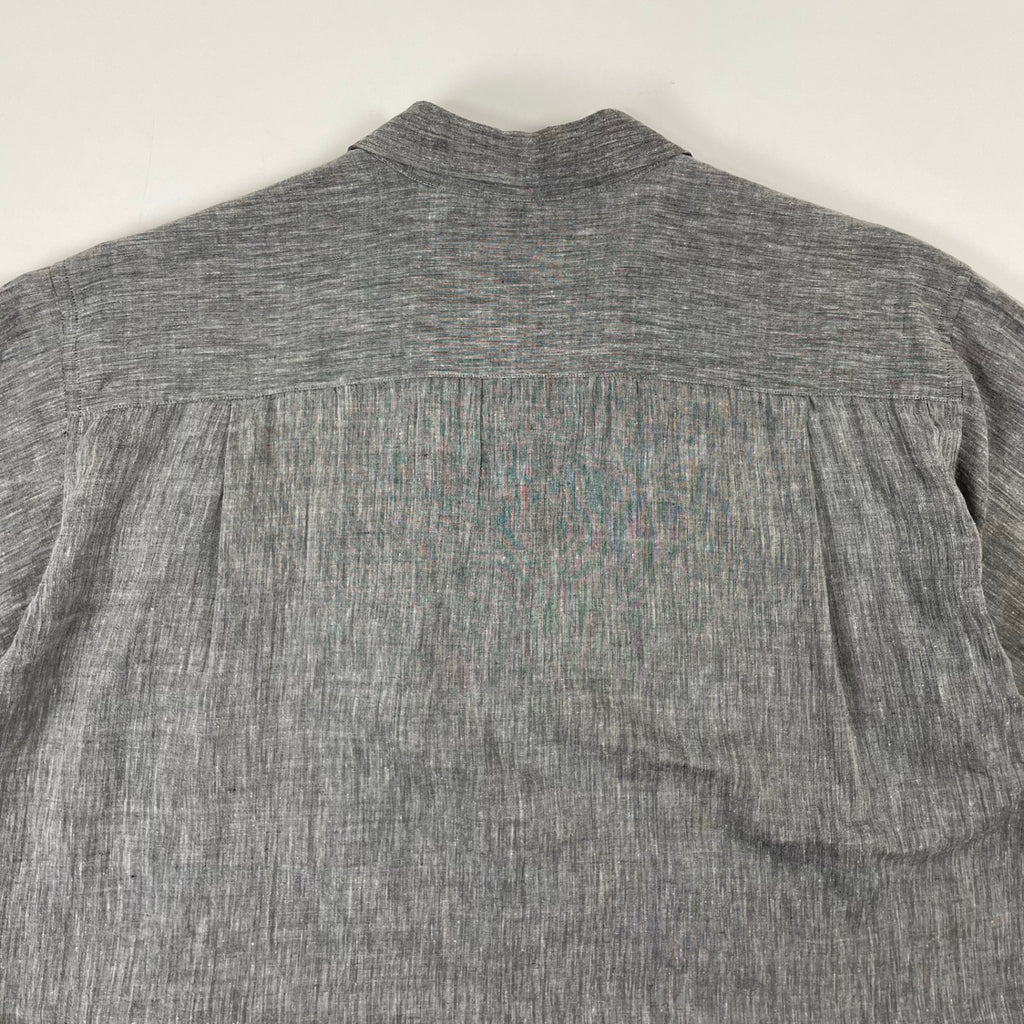 ISSEY MIYAKE MEN / 02SS リネンオープンカラーシャツ 滝沢直己期 SIZE:3
