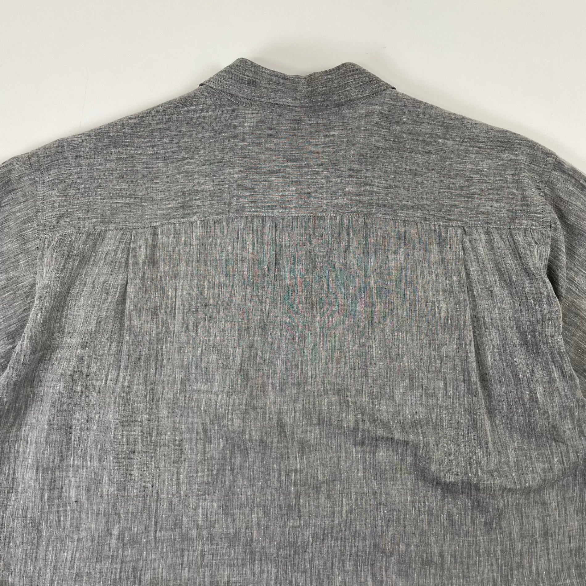 ISSEY MIYAKE MEN / 02SS リネンオープンカラーシャツ 滝沢直己期 SIZE:3