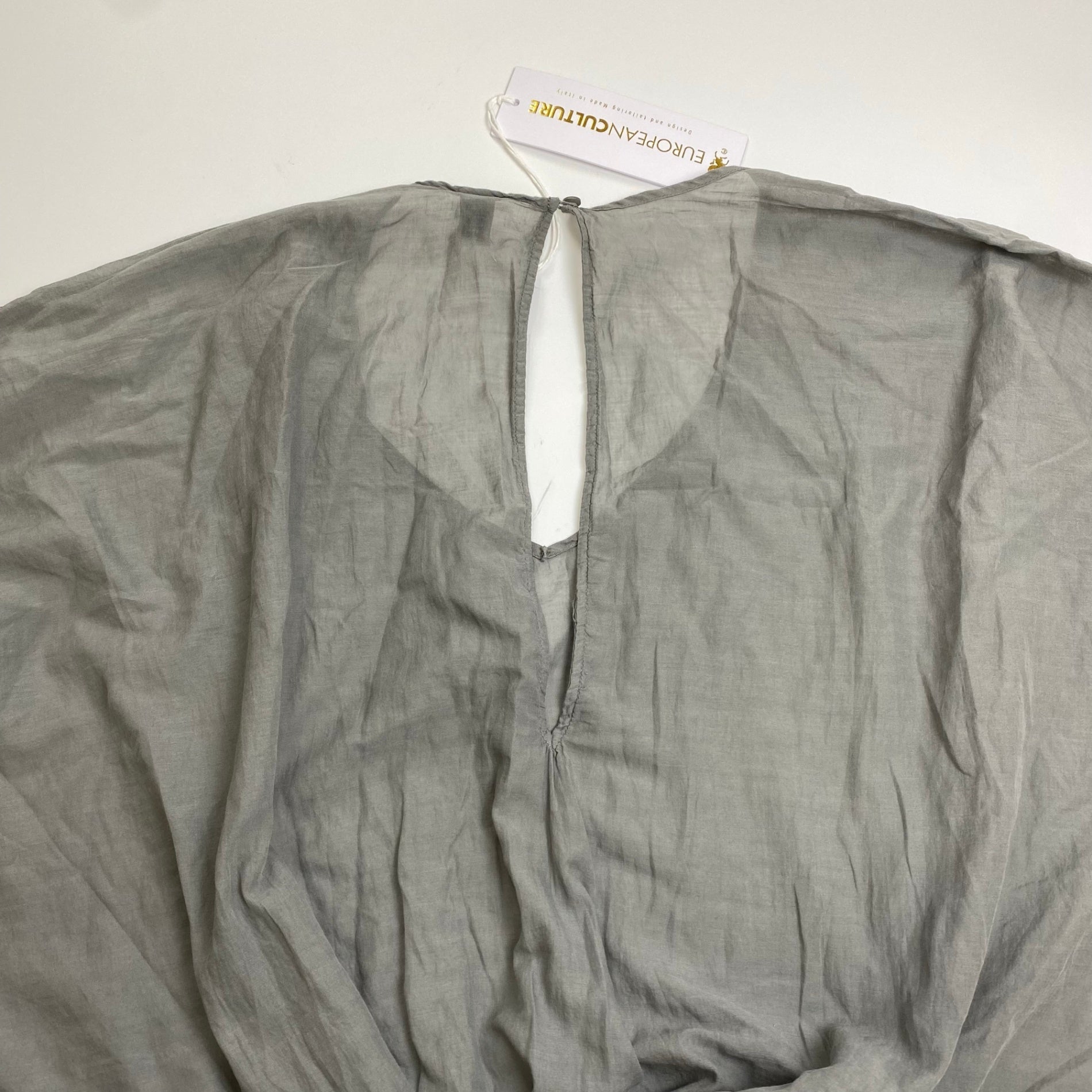 EUROPEAN CULTURE ヨーロピアン カルチャー / コットンオールインワン 未使用 参考定価：30,000程度 SIZE:S