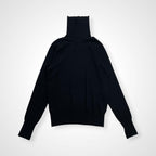 PICEA ピセア / 14GG High Neck ベビーカシミヤ100％ ブラック 21H18 極美品 参考定価：51,000+tax SIZE:02