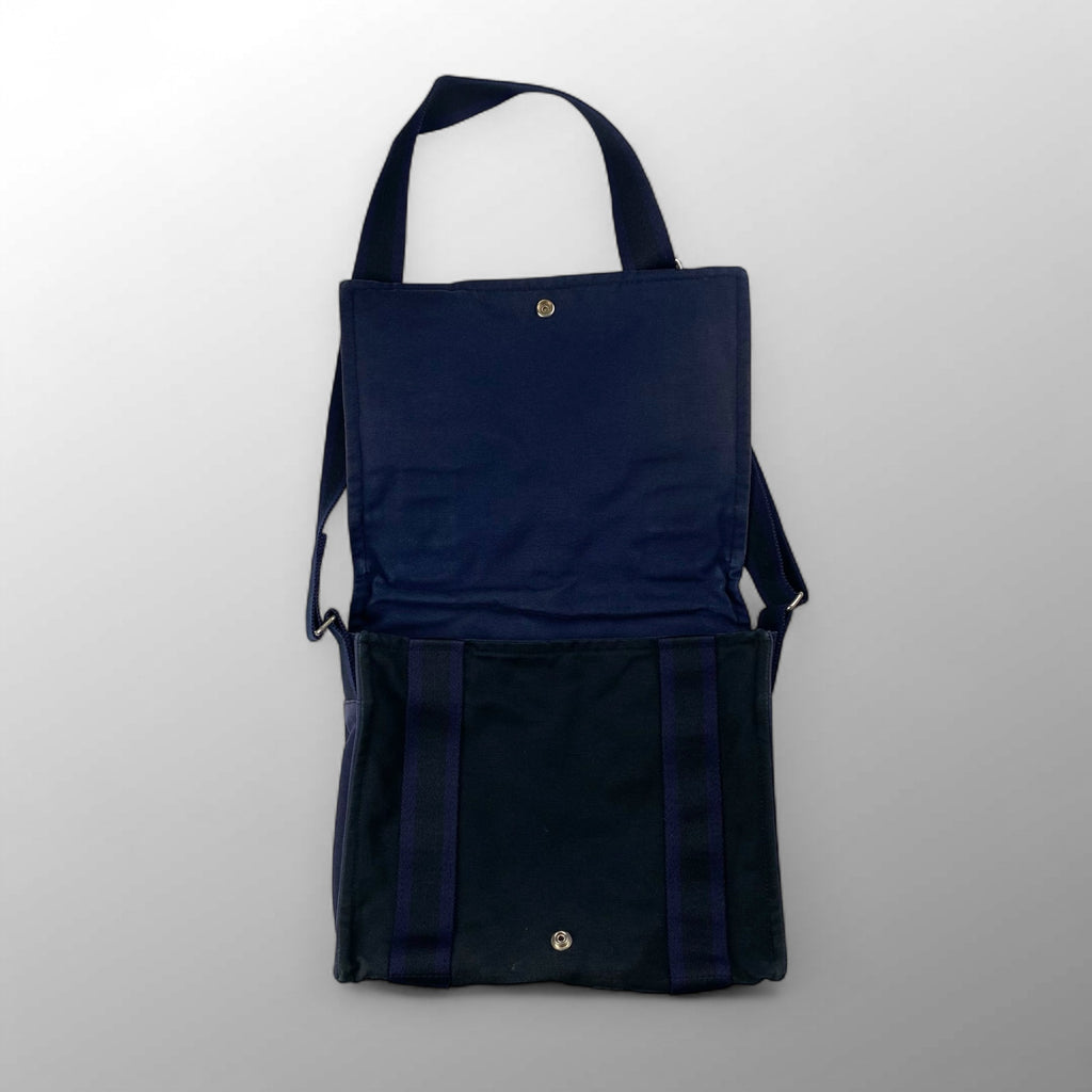 【状態考慮】 HERMES エルメス / フールトゥバサスPM フラップ ショルダーバッグ キャンバス