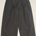 WIRROW / WOOL TROPICAL WIDE SLACKS 参考定価：34,000+tax SIZE:2
