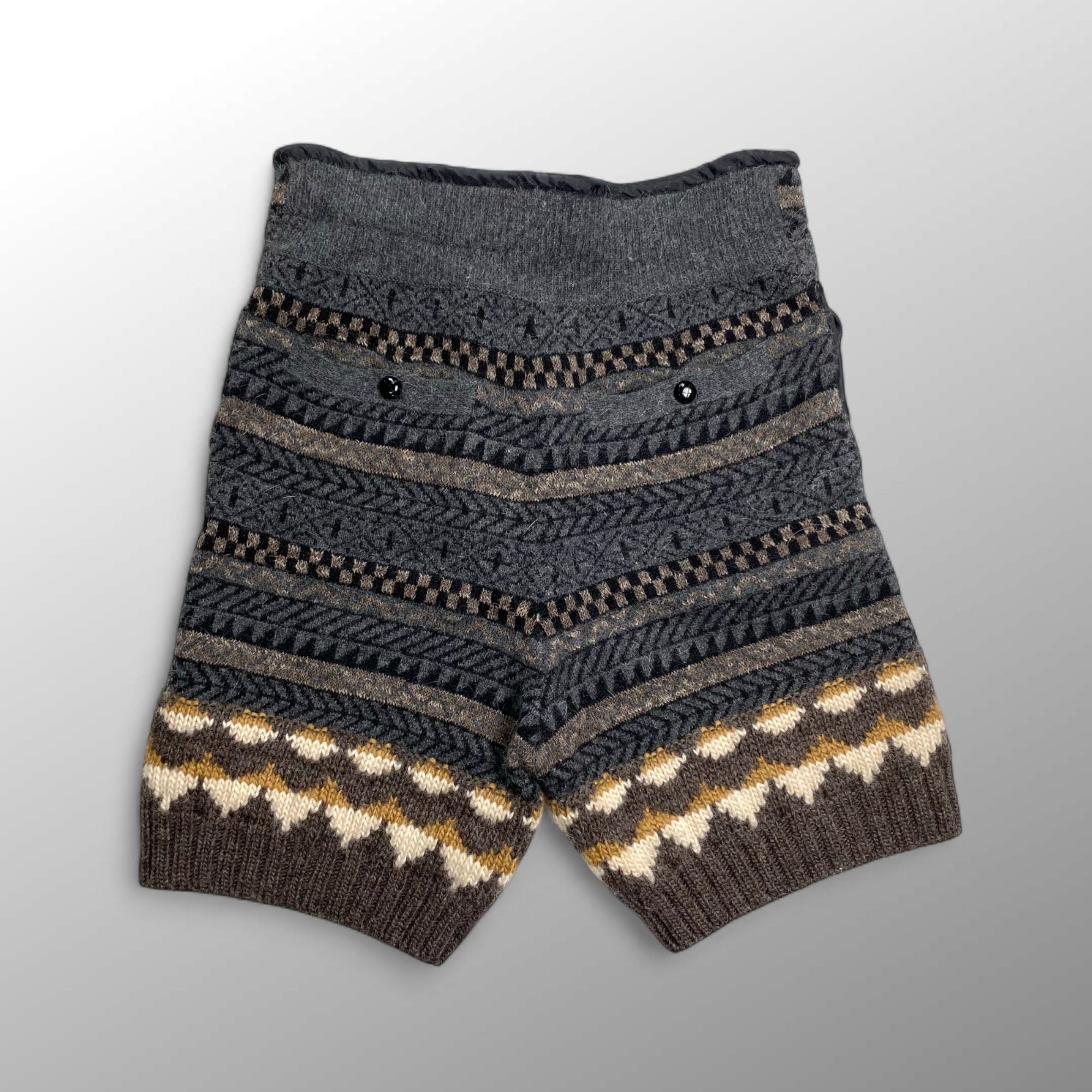 sacai サカイ / ジャガードニットハーフパンツ ノルディック SIZE:1