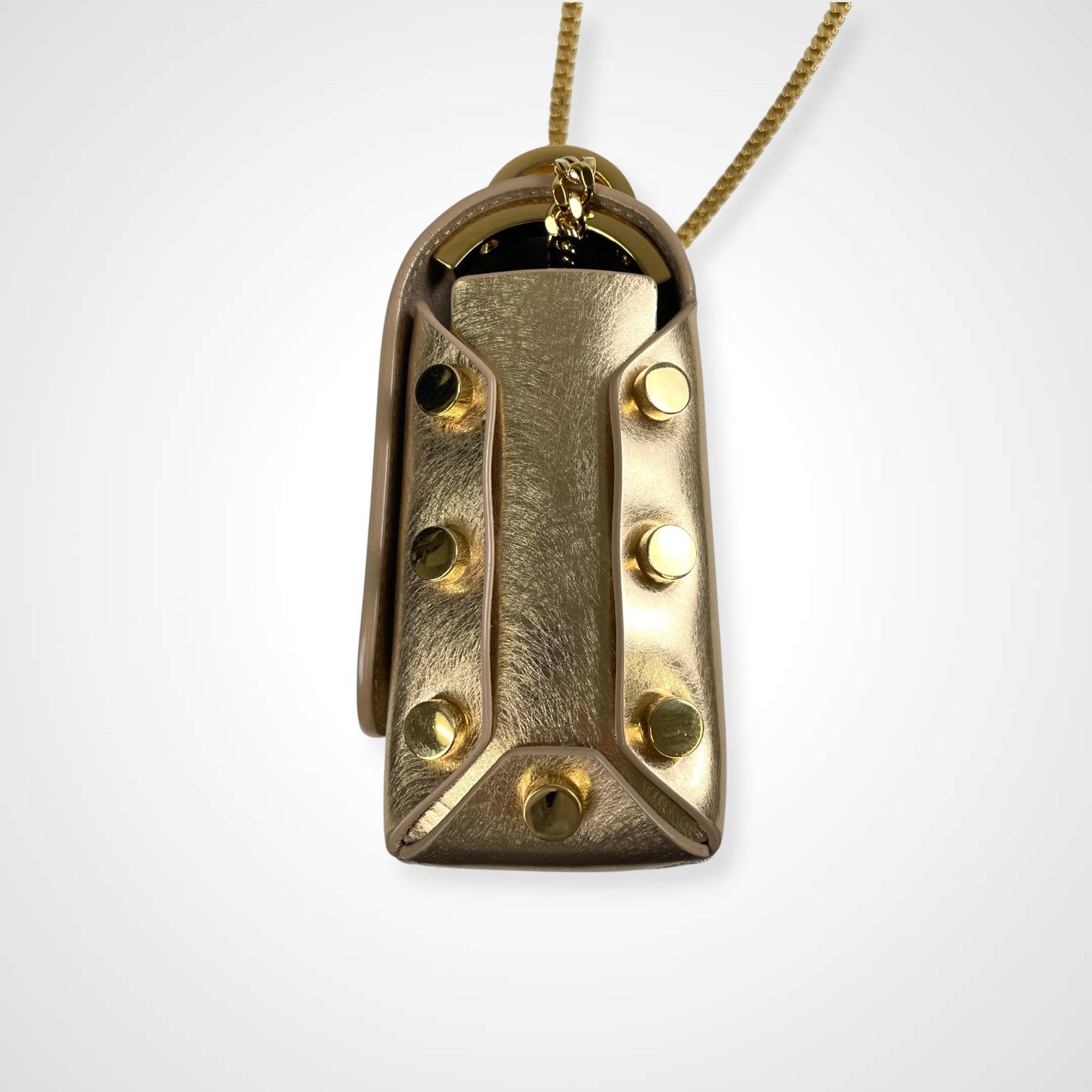 JIMMY CHOO ジミーチュウ / LOCKETT PETITE チェーンショルダーバッグ ギャランティー付 参考定価：200,000程度