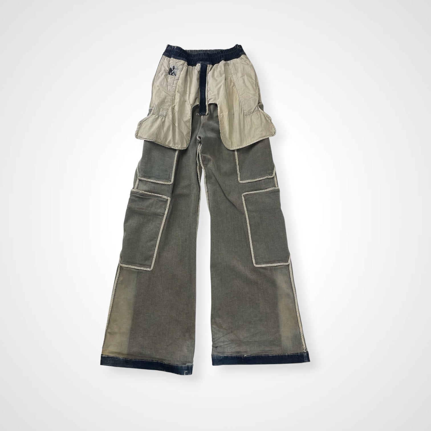 Rick owens リックオウエンス / ダブルカーゴジャンボベラロングパンツ 23SS EDFU期 ダークインディゴ タグ付 SIZE：46