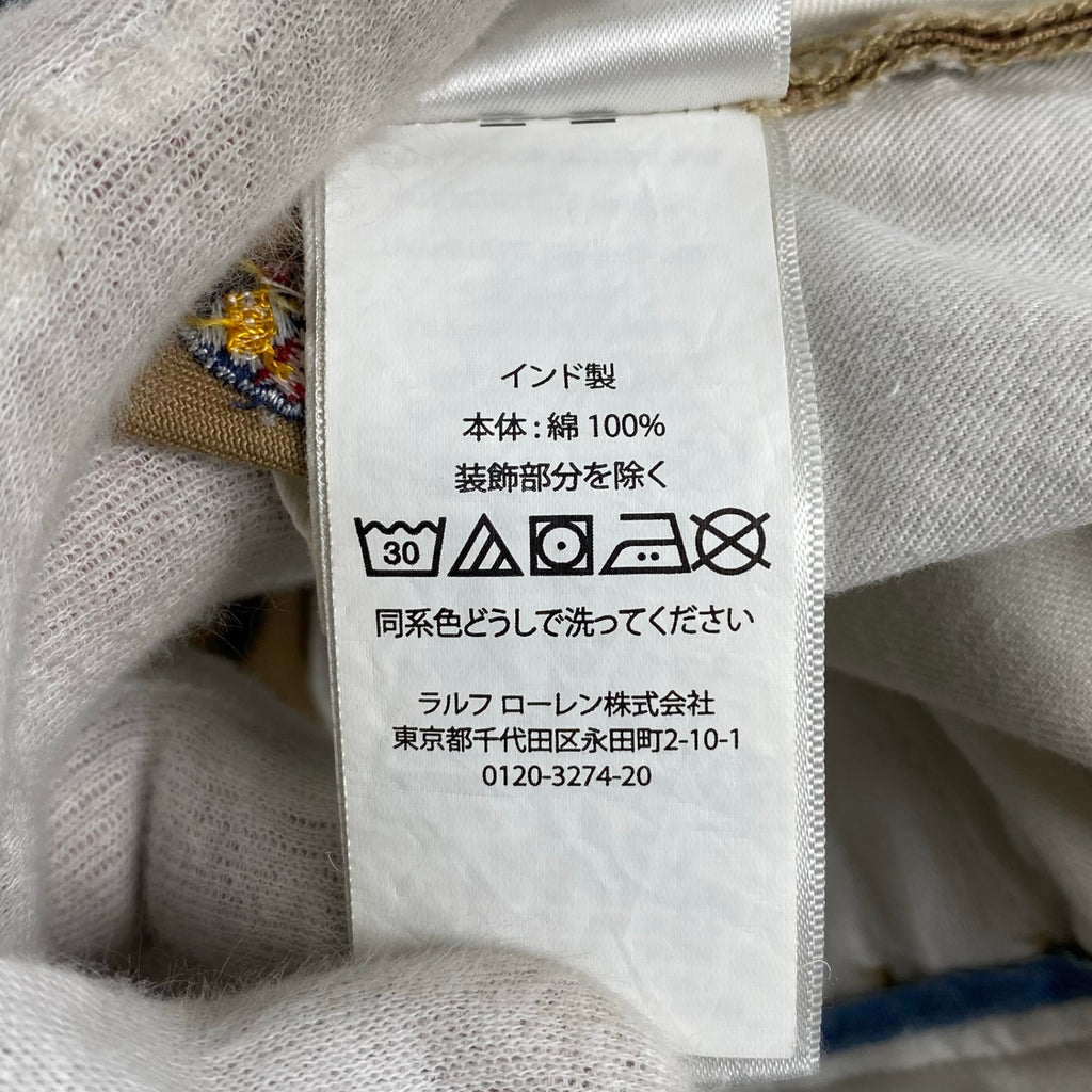 POLO RALPH LAUREN ポロラルフローレン / エンブレム刺繍 5ポケット チノ ポニー刺繍 SIZE:W29 L32