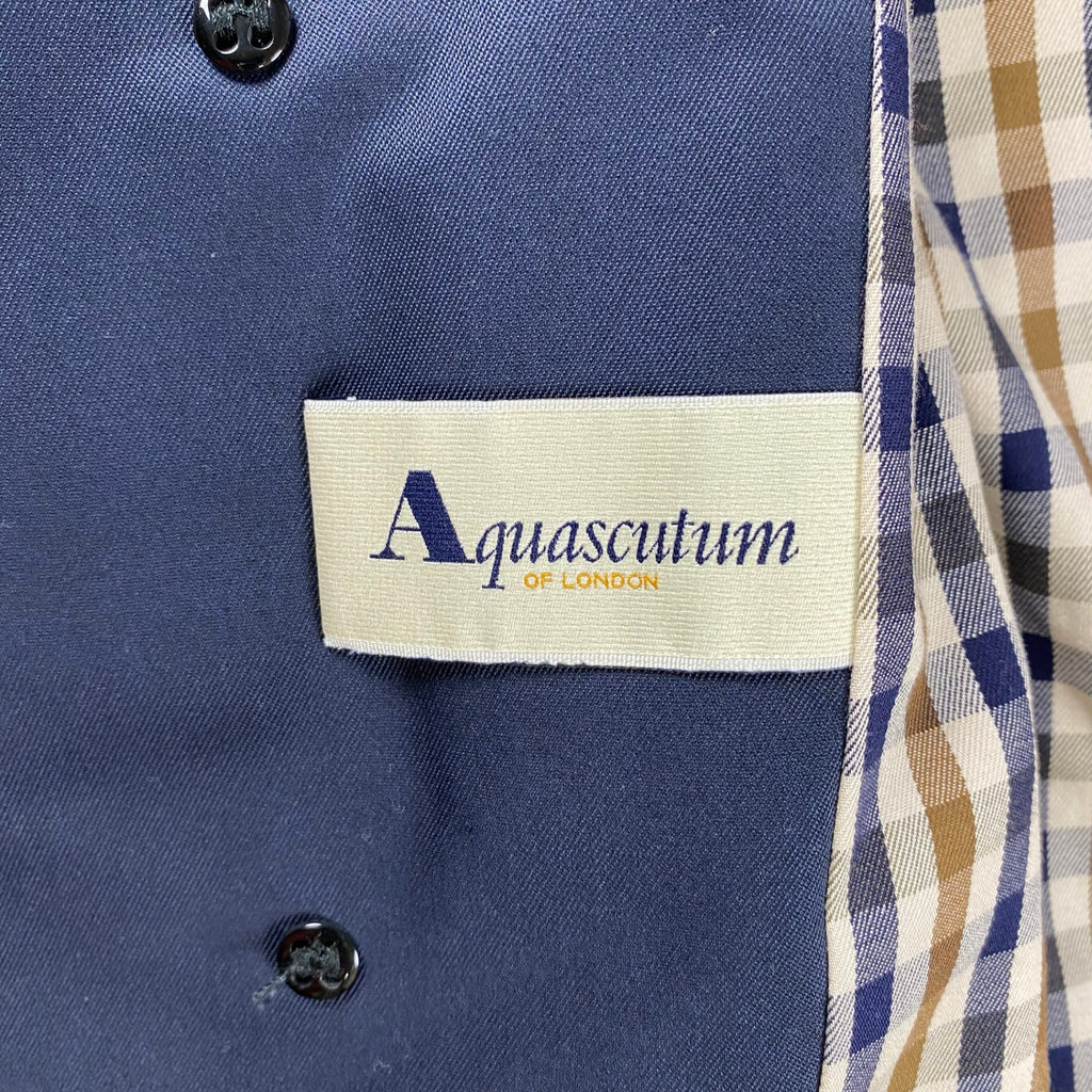 VINTAGE Aquascutum アクアスキュータム / BALMACAAN COAT バルマカーンコート 撥水 SIZE：36SHT(M程度)