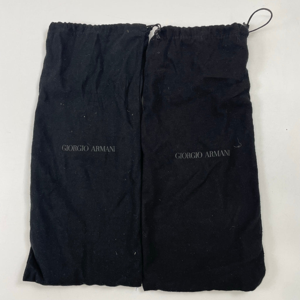 GIORGIO ARMANI ジョルジオ アルマーニ / プレーントゥレザーシューズ 参考定価：160,000程度 SIZE：40 1/2