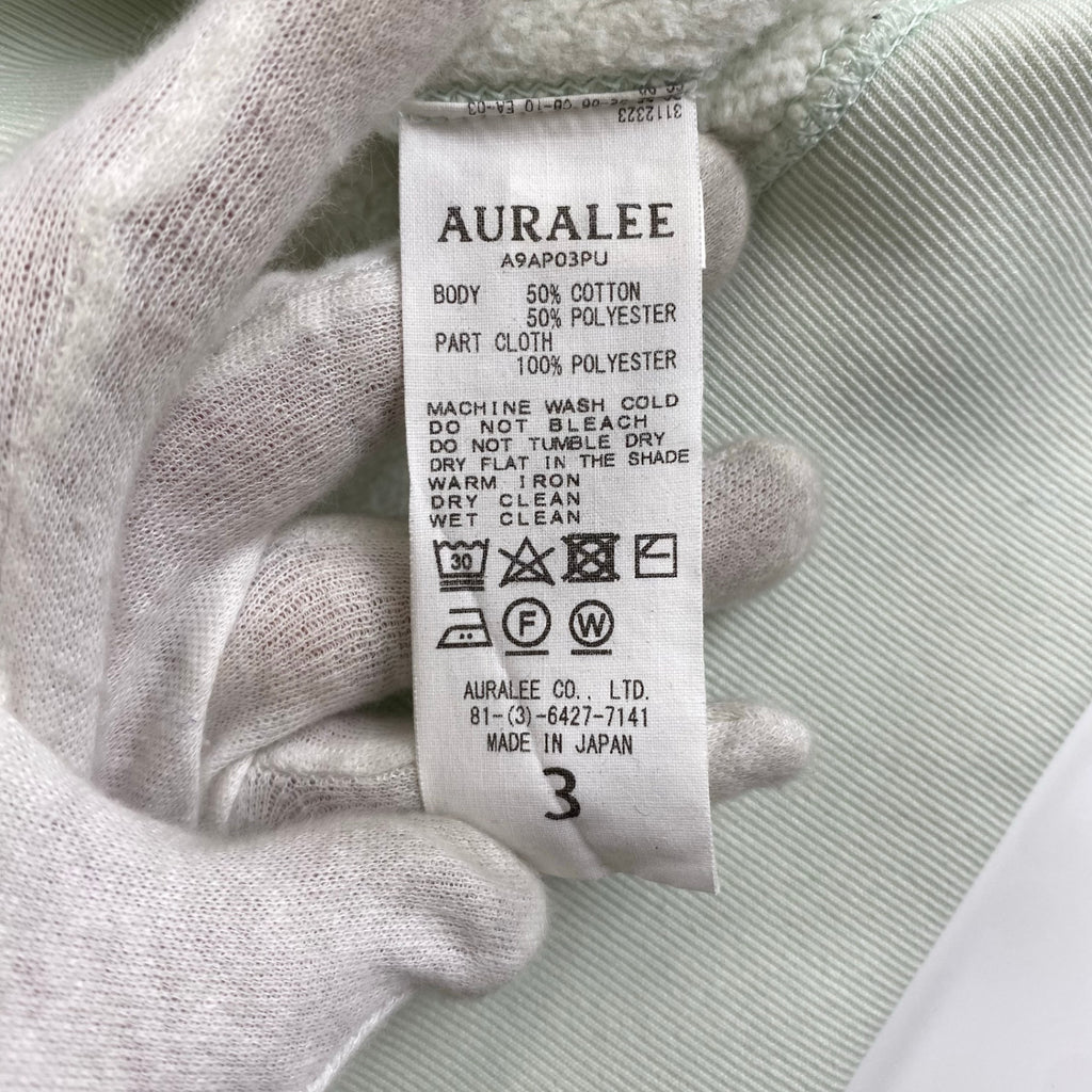 AURALEE オーラリー / BAGGY POLYESTER SWEAT P/O スウェット ビッグシルエット A9AP03PU SIZE：3