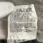 STONE ISLAND denims ストーンアイランド デニム / コットンリネンシームデザインTEE ロゴ グレー×ブラック SIZE:XL