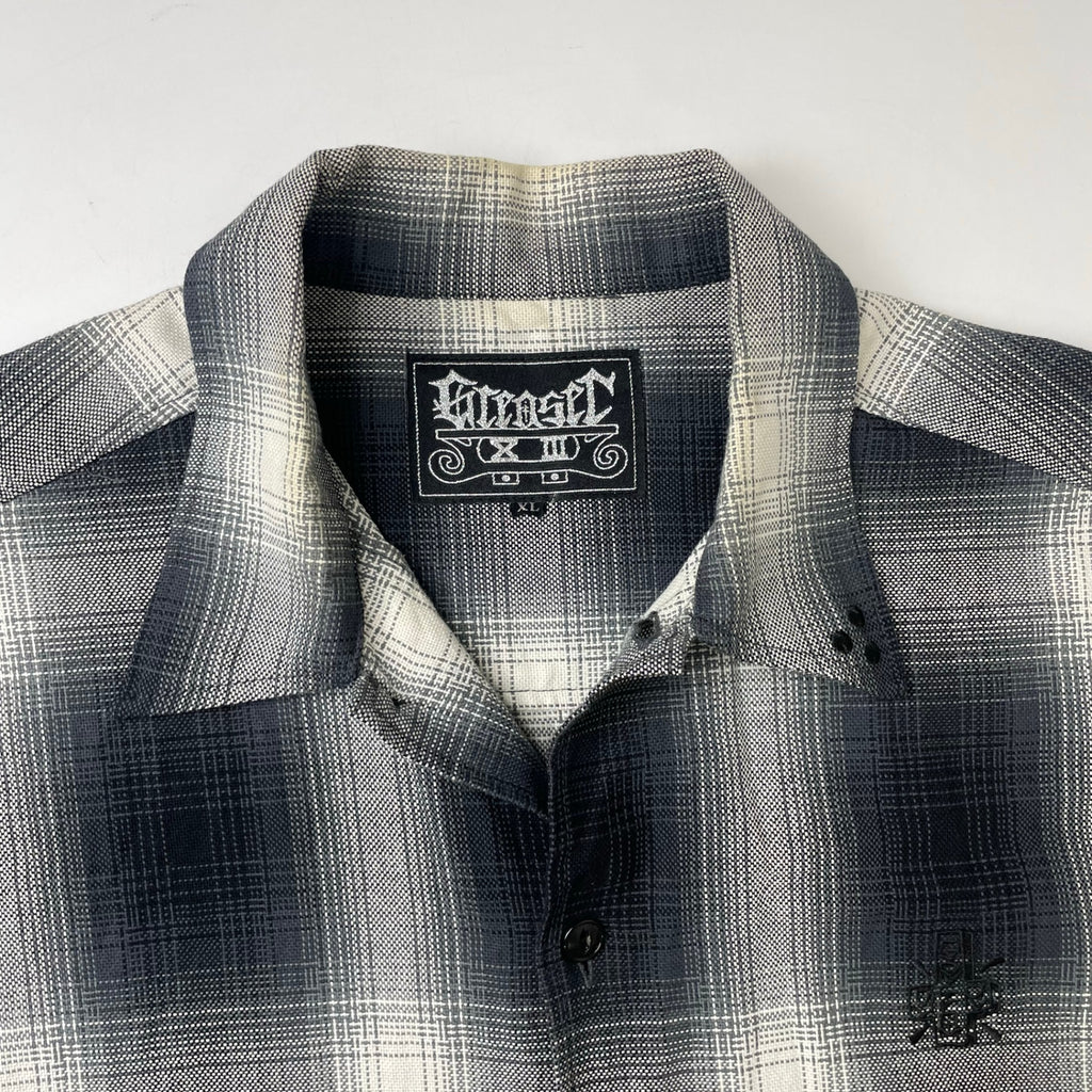 GREASER / シャドーチェックシャツ 参考定価：15,000程度 SIZE:XL