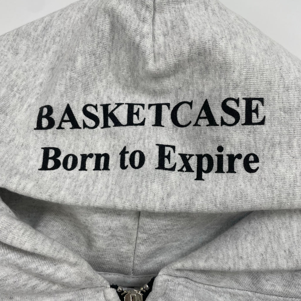 Basketcase gallery バスケットケース ギャラリー / Born To Expire 人体フーディ 短丈 参考定価：35,000程度 SIZE：S