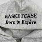 Basketcase gallery バスケットケース ギャラリー / Born To Expire 人体フーディ 短丈 参考定価：35,000程度 SIZE：S