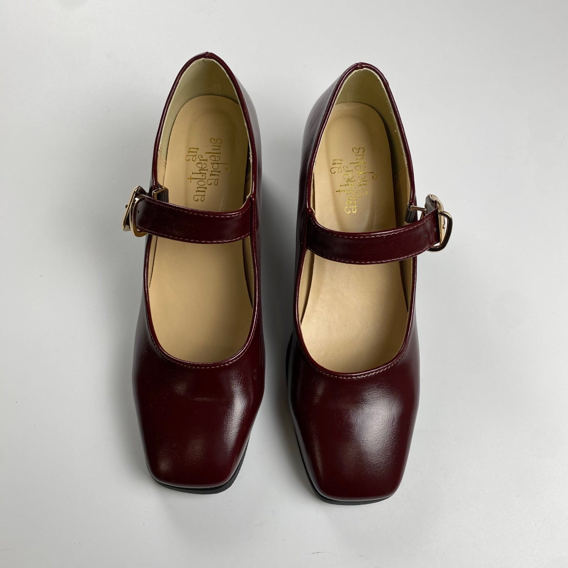 an another angelus アン アナザー アンジェラス / ストラップスクエアパンプス SIZE:M（23.5cm程度）